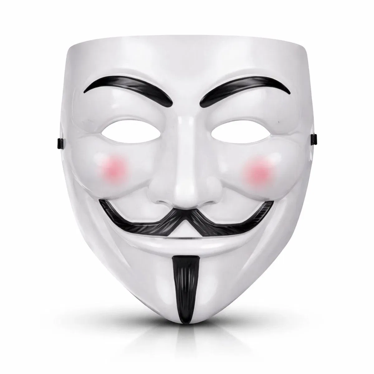 V Mask Premium Vendetta Beyaz Maske (guy Fawkes Stil) görsel 2