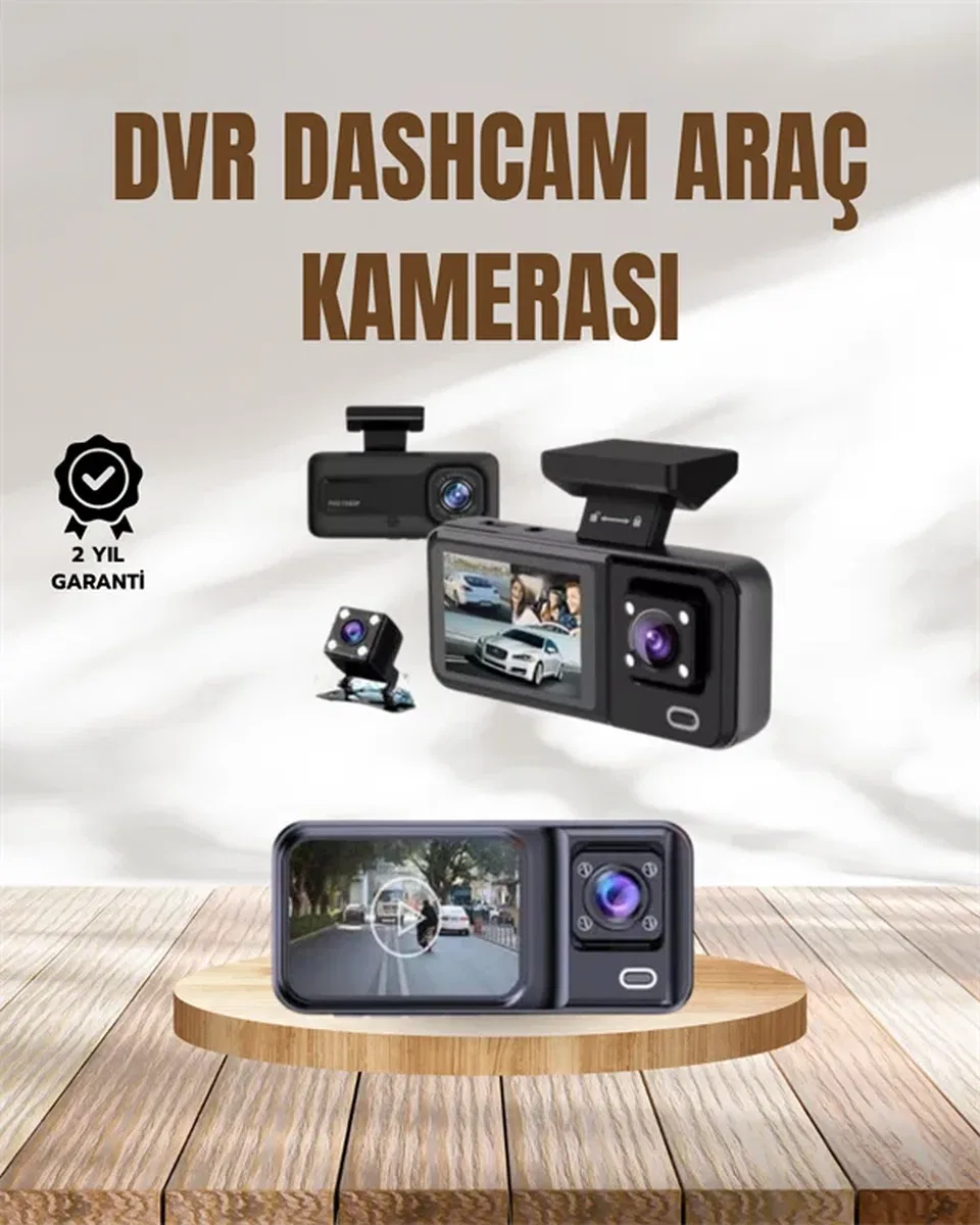 Wi-Fi Destekli Araç Kamerası: 2. 7” Ekran, 128GB Destek ve IR Gece Görüş