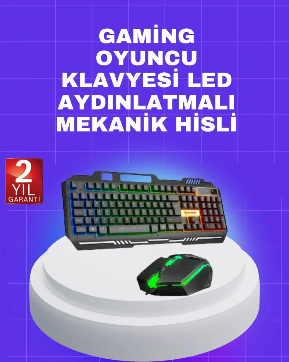 Klavye Mouse – Çatışmasız Tuş, Hızlı Tepki Süresi