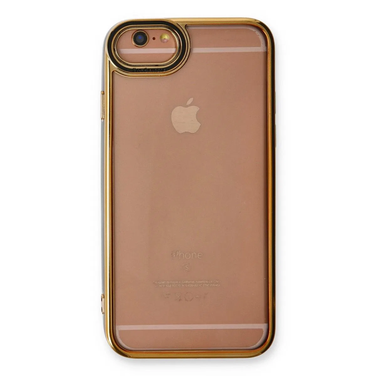 Apple İphone 6 Kılıf Liva Lens Silikon - Siyah görsel 2