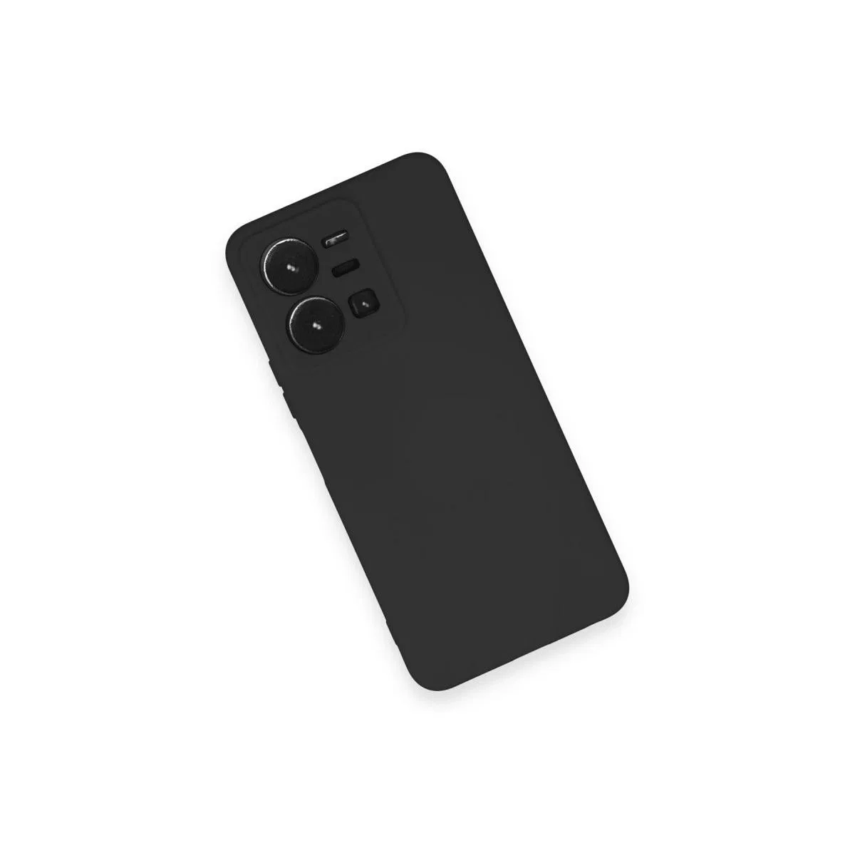 Vivo Y35 Kılıf Nano İçi Kadife Silikon - Siyah görsel 3