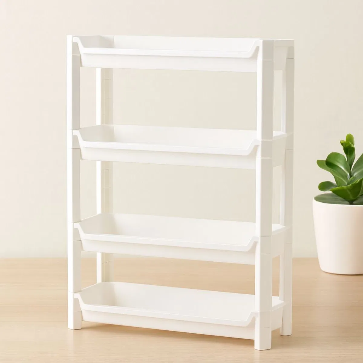 4 Katlı Sepet Organizer Raf Düzenleyici 465x145x690 mm