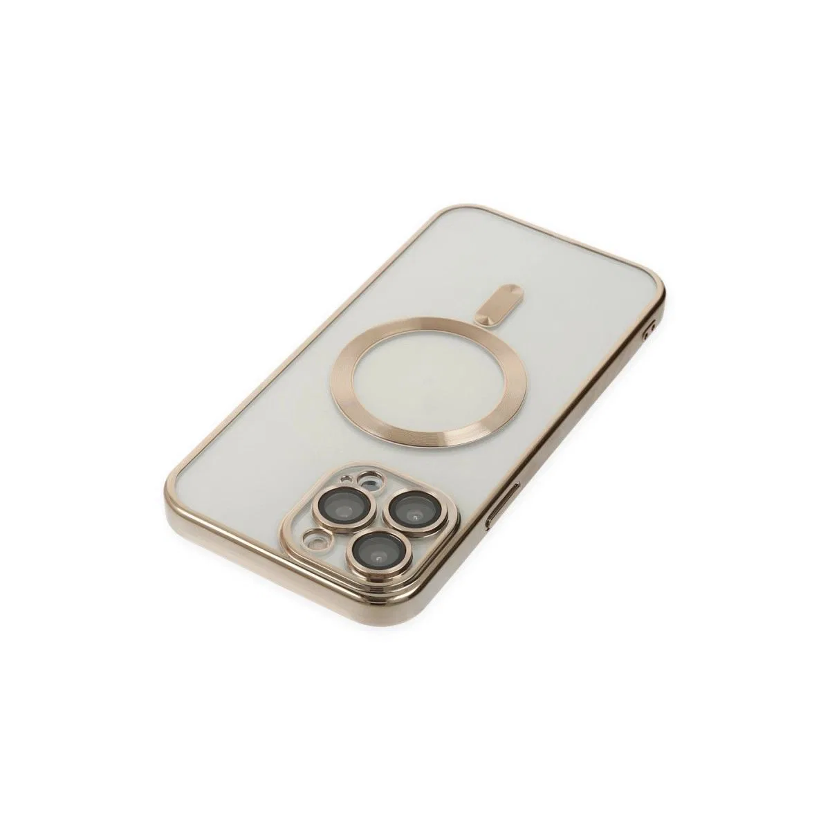 Apple İphone 14 Pro Kılıf Kross Magneticsafe Kapak - Gold görsel 5