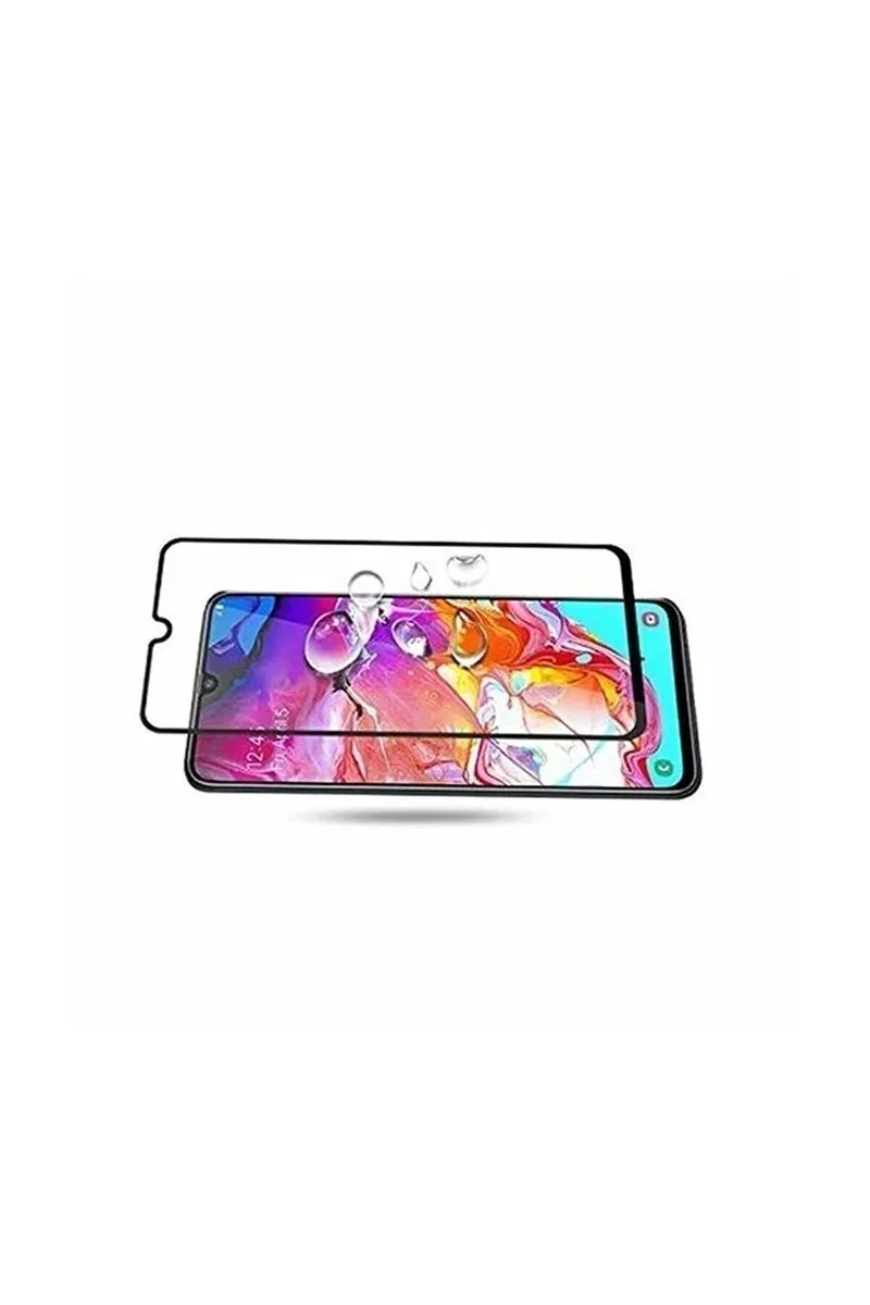 Samsung A70 Uyumlu 9d Tam Kaplayan Parmak Izi Bırakmayan Ekran Koruyucu Film görsel 3