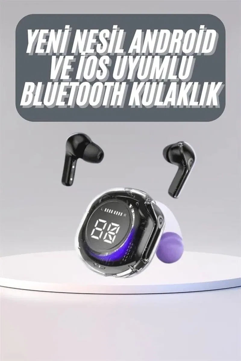 Kulak İçi Bluetooth Kulaklık ANC ENC Özellikli Şarj Göstergeli Kablosuz Kulaklık görsel 2