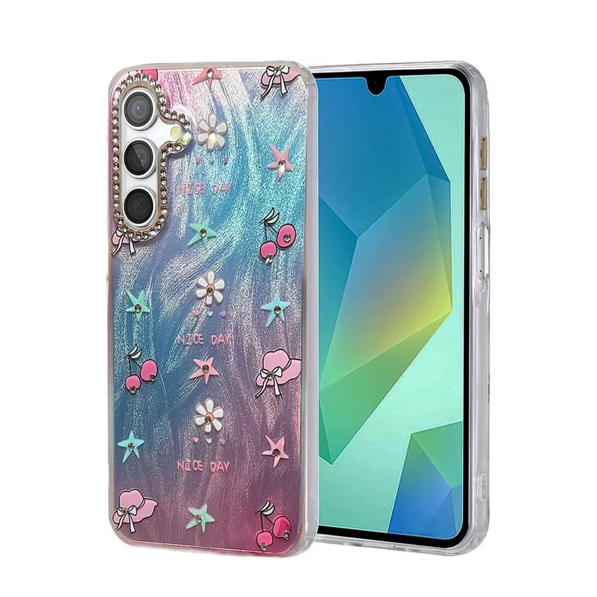 Samsung Galaxy S25 Plus Kılıf Blade Aynalı Desenli Kapak - Desen 4