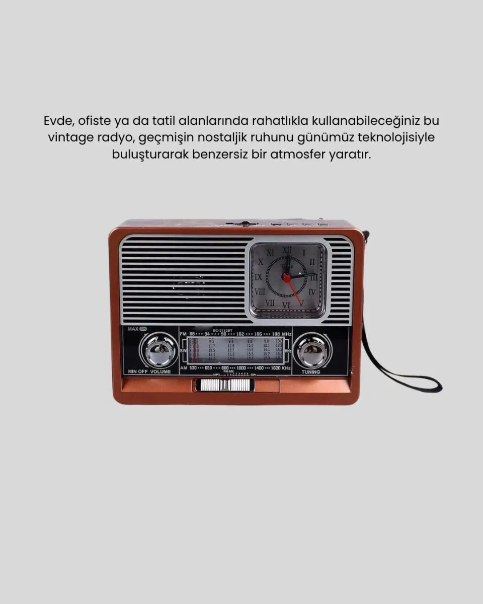 Vintage Radyo – Nostaljik Tasarım Ve Modern Teknoloji Bir Arada görsel 4