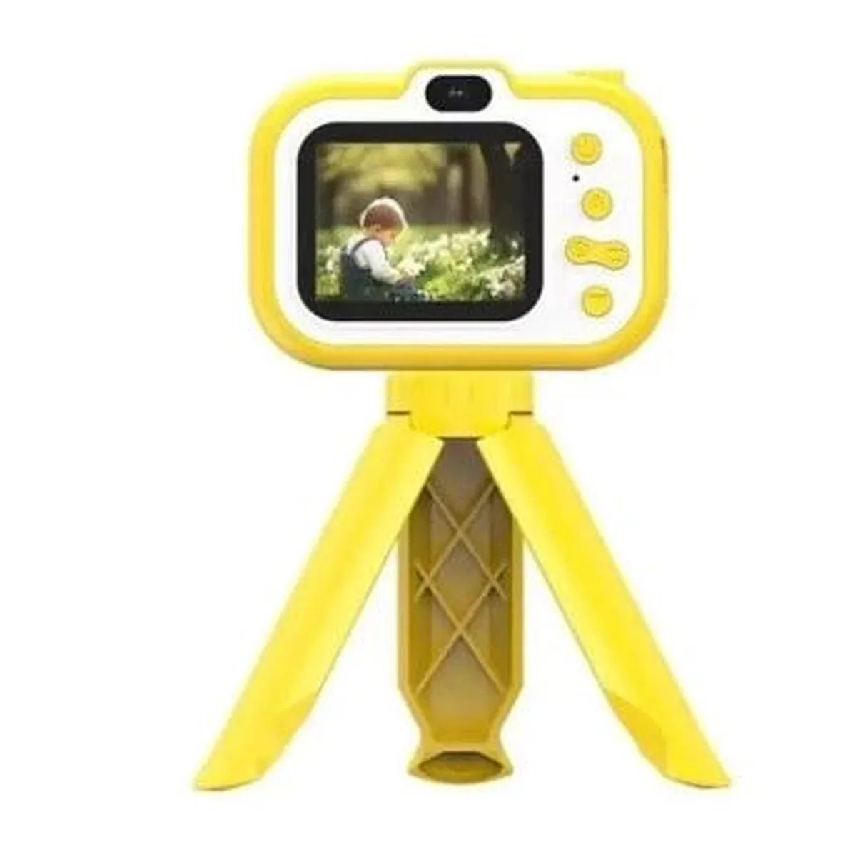 Dijital Fotoğraf Makinesi Çocuk Mini 1080p Hd Kamera Selfie Tripotlu Ön Arka Kamera görsel 2