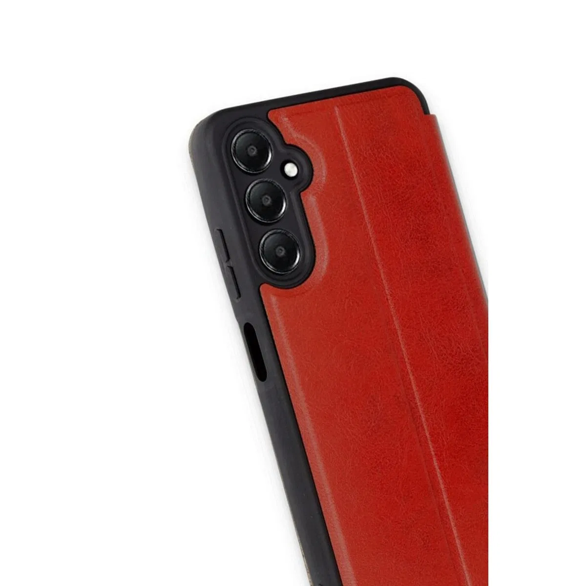 Samsung Galaxy A17 5g Flip Cover - Kırmızı görsel 3