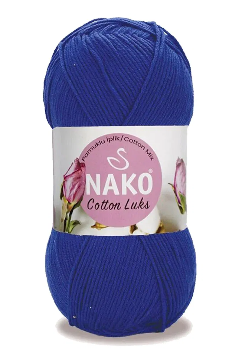 5 Adet Cotton Lüks Yelek Tunik Kazak Bluz Hırka İpi Yünü Saks Mavi 97561 görsel 2