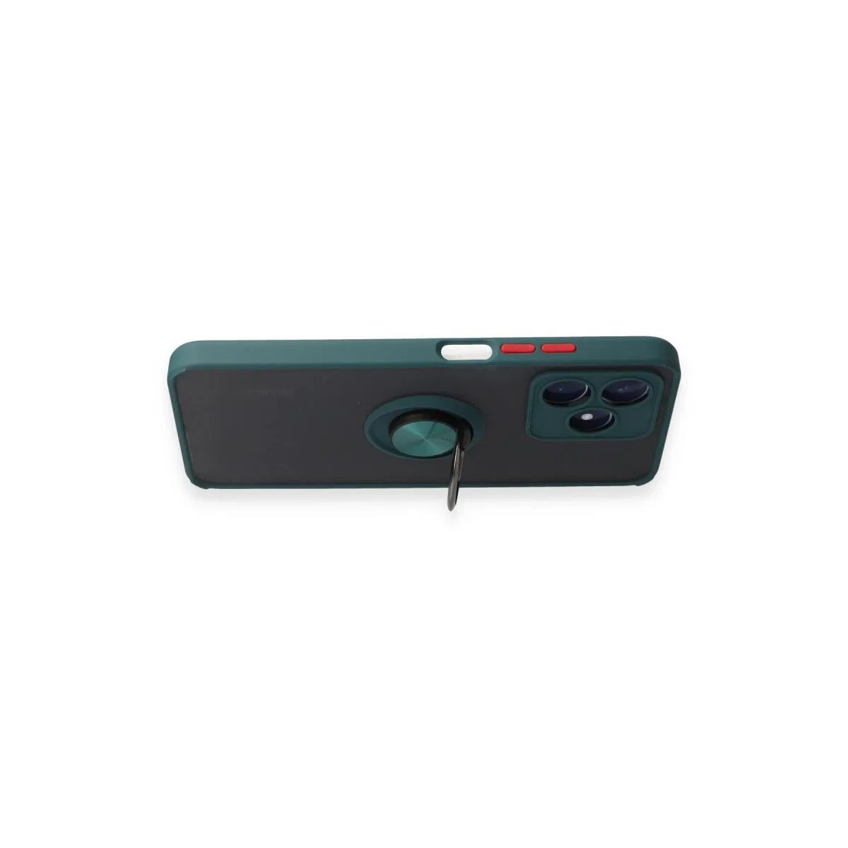 Realme C53 Kılıf Montreal Yüzüklü Silikon Kapak - Yeşil görsel 3