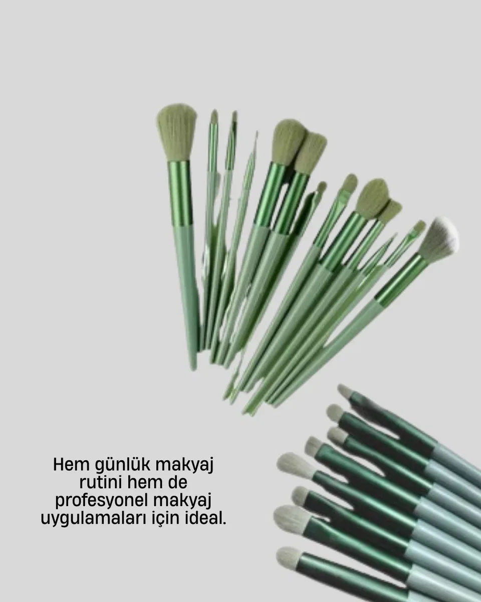 Profesyonel Makyaj Fırça Seti Yumuşak Kıllı Taşınabilir Çantalı görsel 3