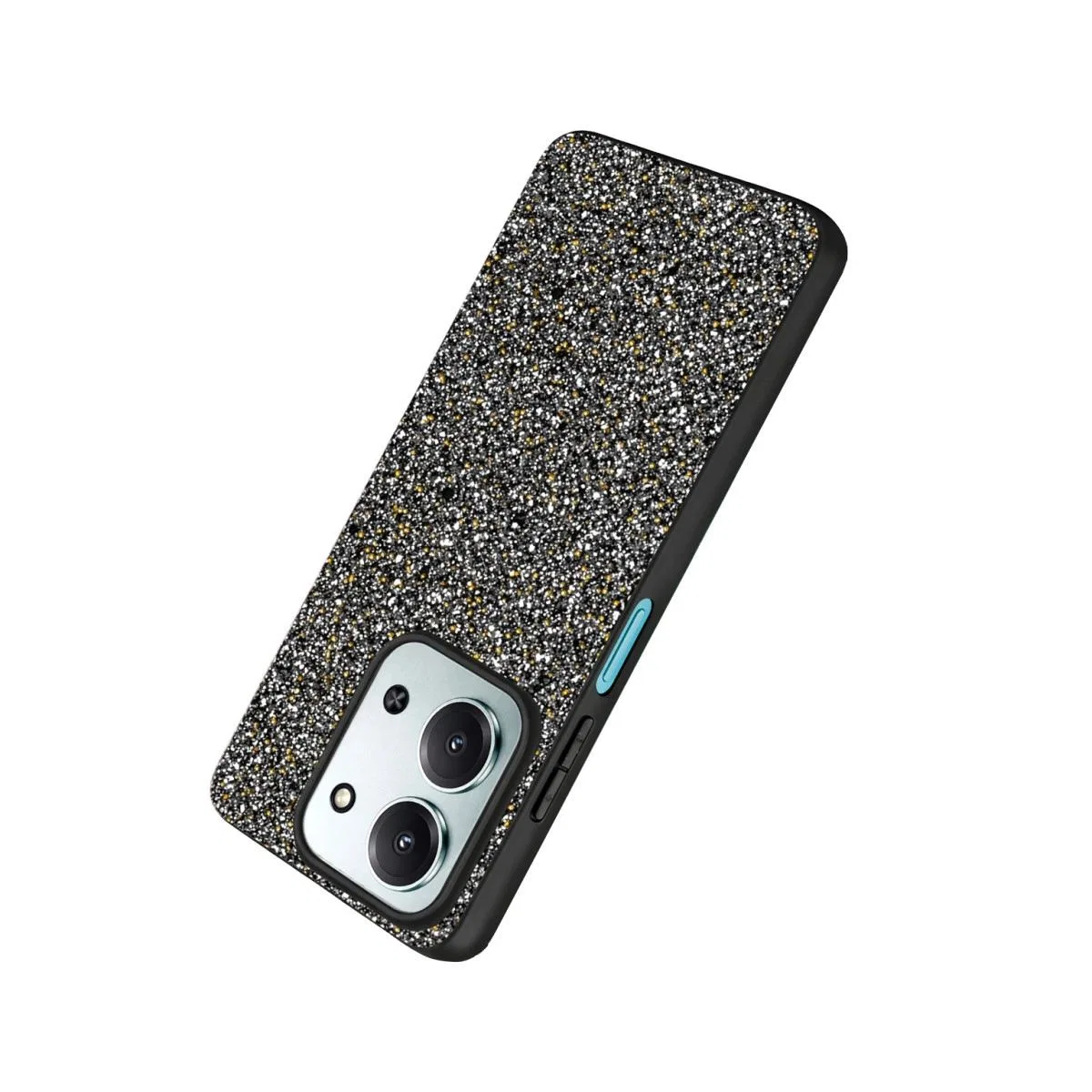 Onegif Xiaomi Redmi 15c 4g Bright Simli Kapak - Gold görsel 4