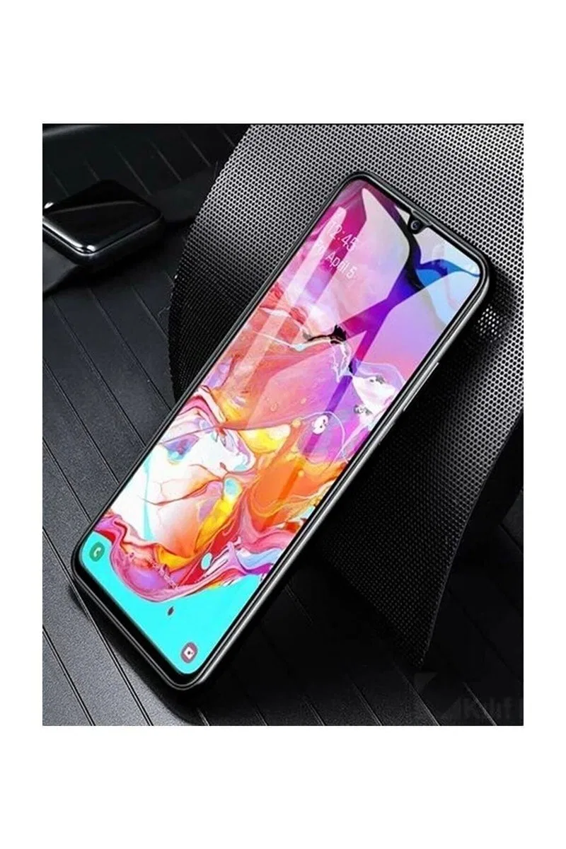 Samsung A70 Uyumlu 9d Tam Kaplayan Parmak Izi Bırakmayan Ekran Koruyucu Film görsel 4