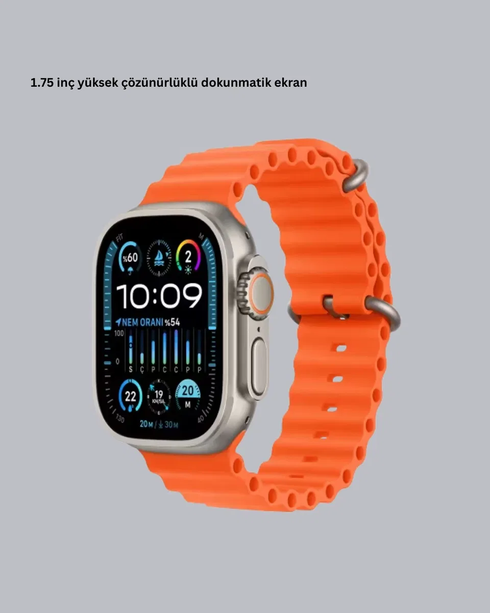 S8 Ultra Akıllı Saat ve Bluetooth Kablosuz Kulaklık 2’li Set Yeni Nesil görsel 4