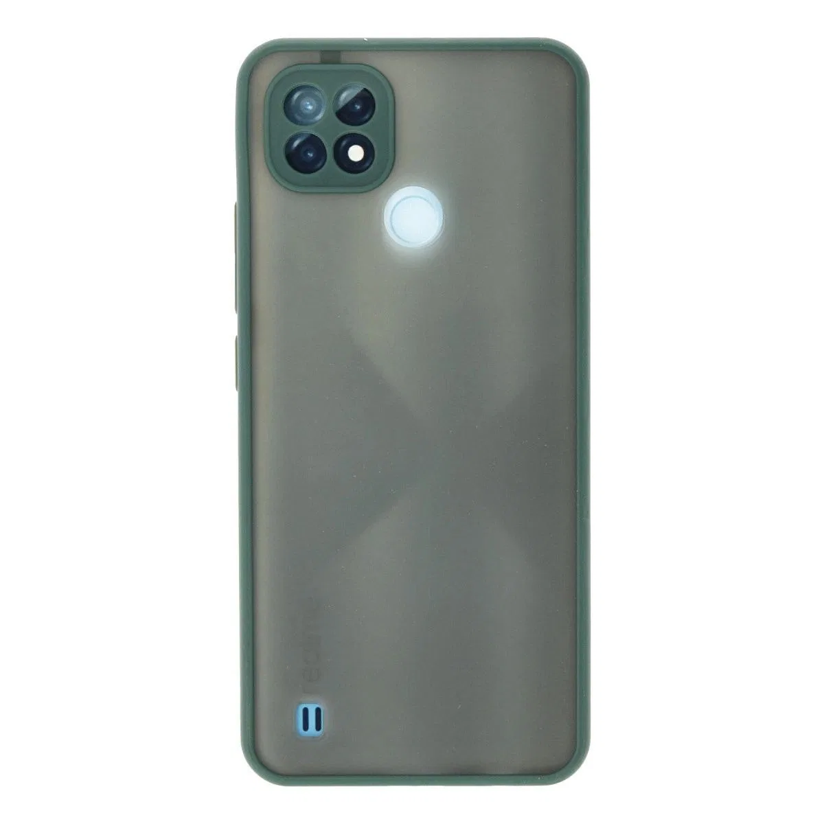 Realme C21 Kılıf Montreal Silikon Kapak - Yeşil