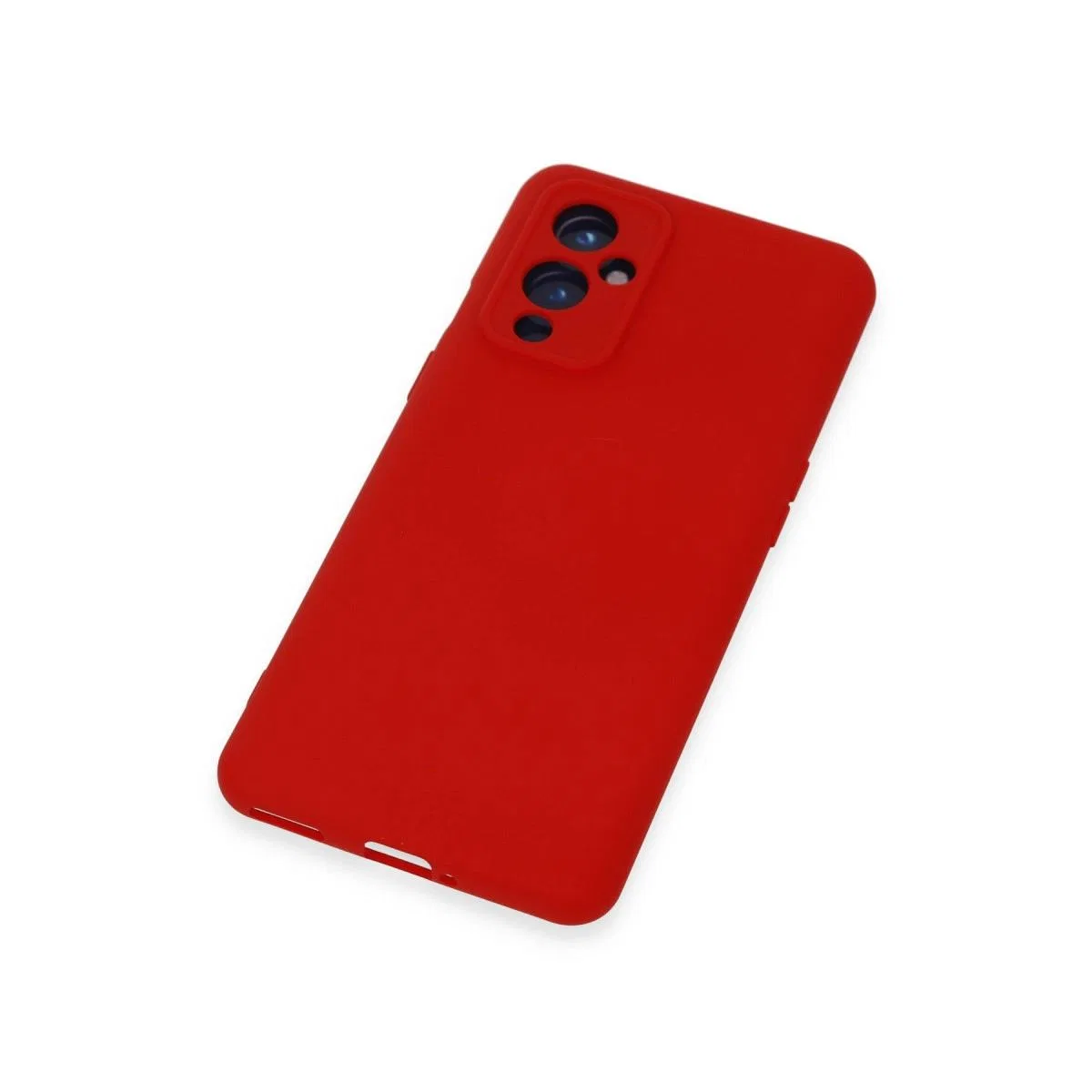 One Plus 9 Kılıf Nano İçi Kadife Silikon - Kırmızı görsel 4