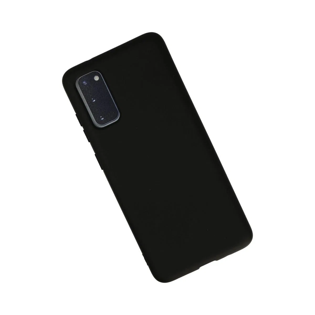 Samsung Galaxy S20 Kılıf Nano İçi Kadife Silikon - Siyah görsel 2