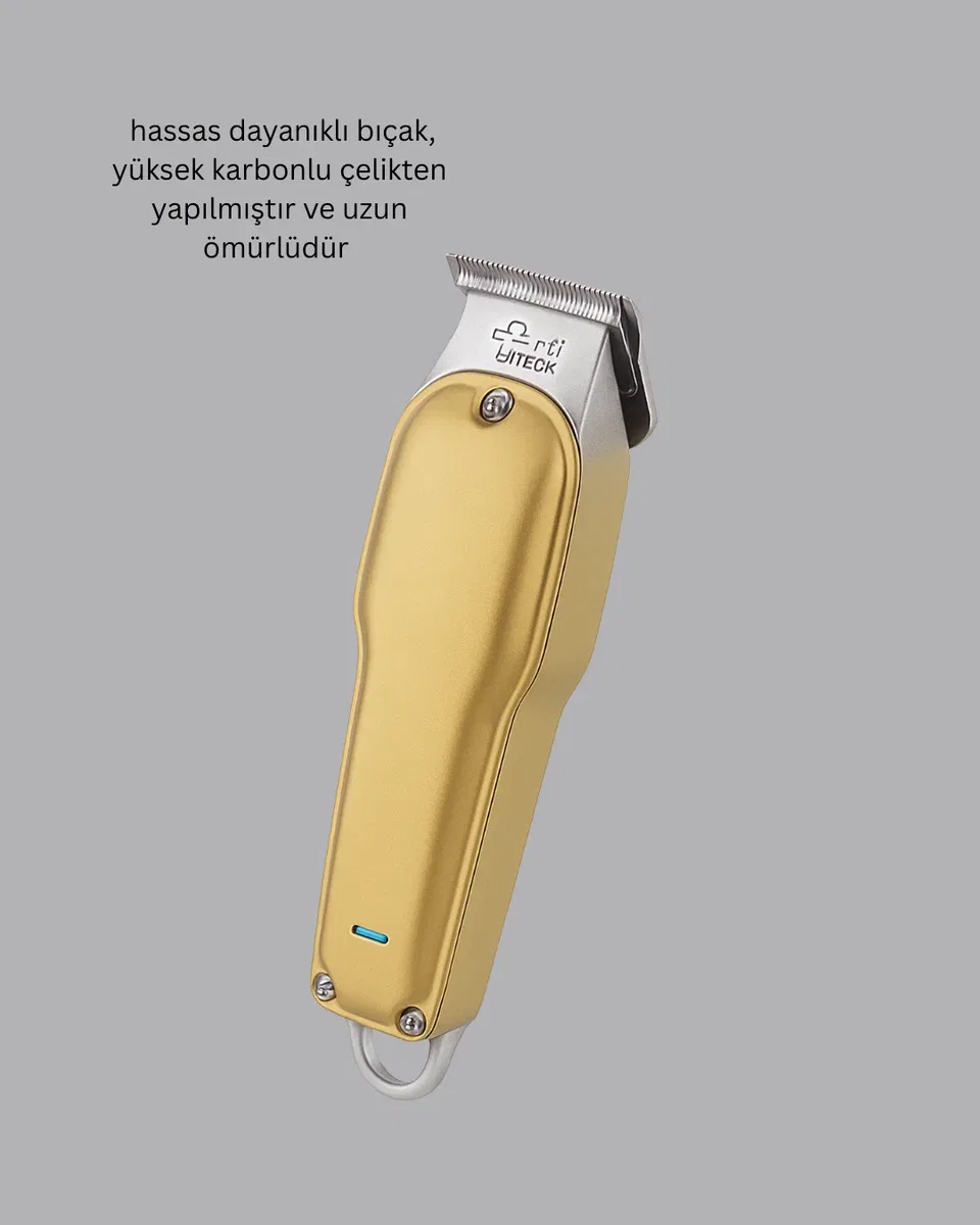 Kablosuz Erkek Bakım Tıraş Makinesi Hassas Bıçaklı Şarjlı Kullanım Yeni Nesil görsel 5