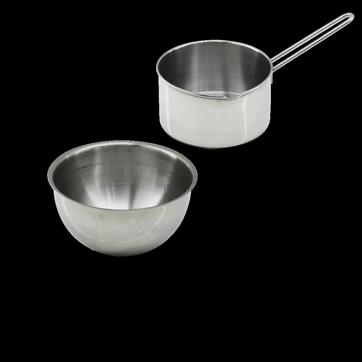 Paslanmaz Çelik 2'li Sosluk ve Sütlük Seti (14cm & 17cm) görsel 2