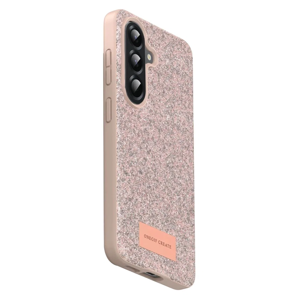 Onegif Samsung Galaxy A17 5g Bright Simli Kapak - Pembe görsel 3