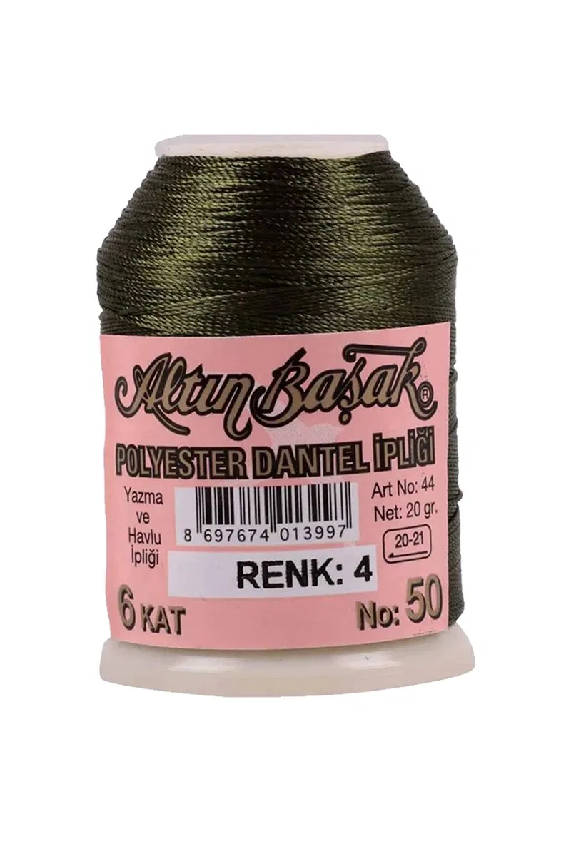3 Adet Altınbaşak Oya ve Dantel İpi 20 gr - Royaleks - No: 004 görsel 3