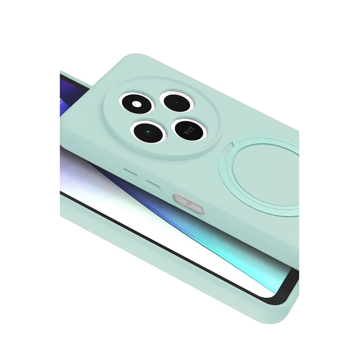 Xiaomi Redmi 14c Regal Magsafe Standlı Kapak - Su Yeşili görsel 3