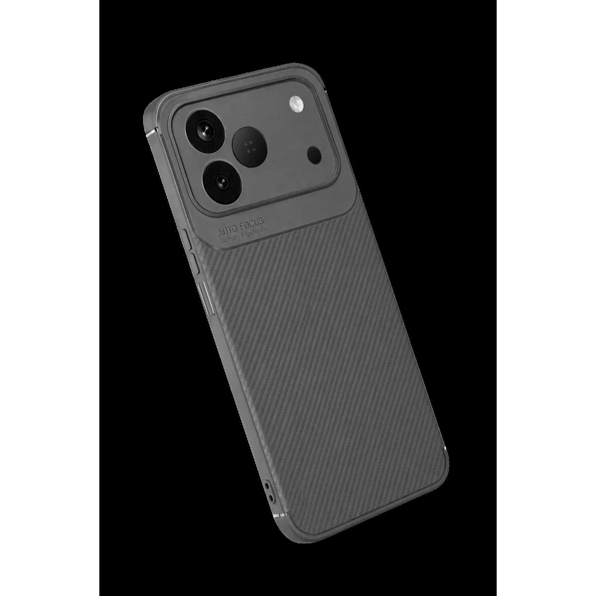 Newface Tecno Spark 50 4g Auto Focus Karbon Kapak - Gri görsel 2