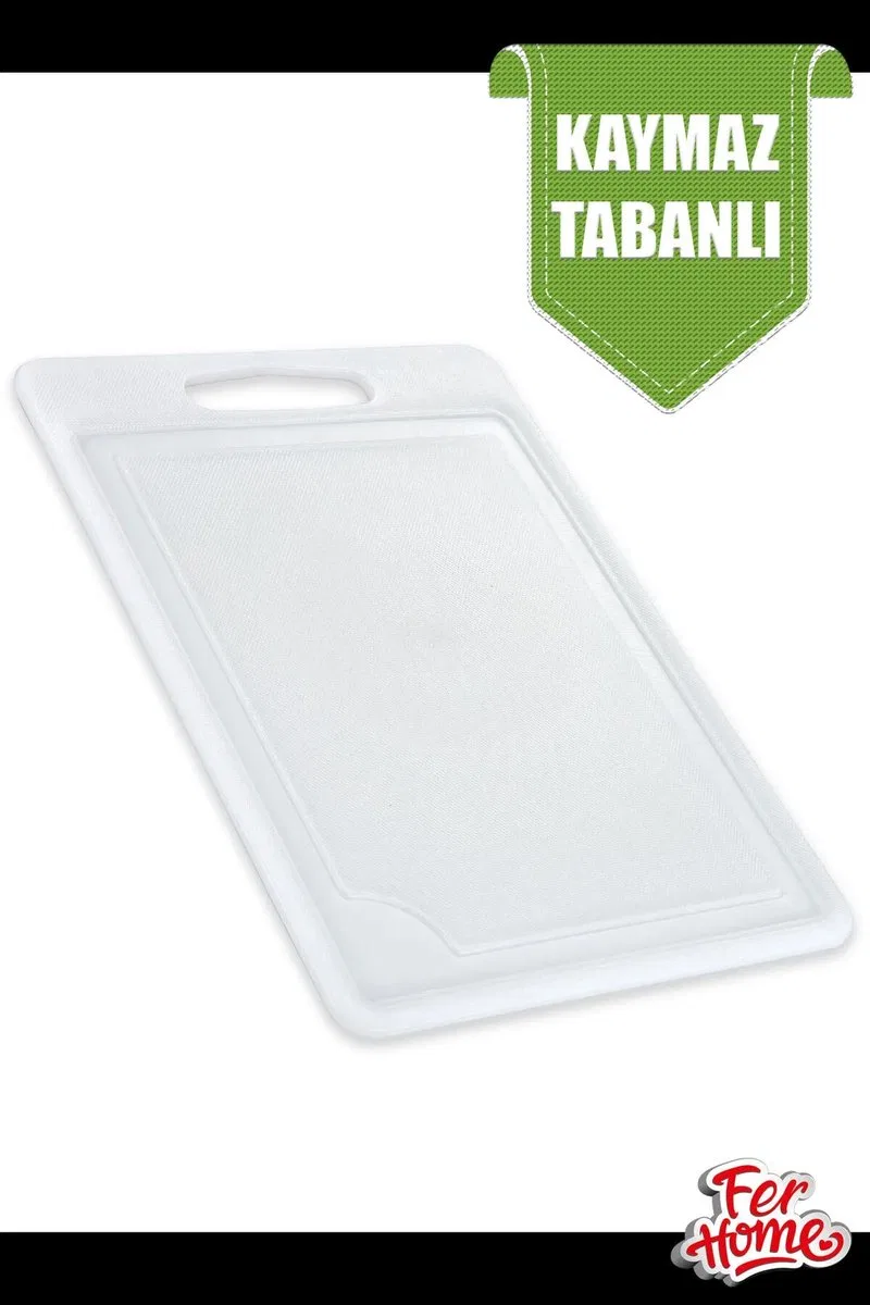 Kesme Tahtası Plastik Büyük Kesme Sunum Tahtası Kesim Panosu 225x325 Mm Royaleks-FR-108 görsel 6