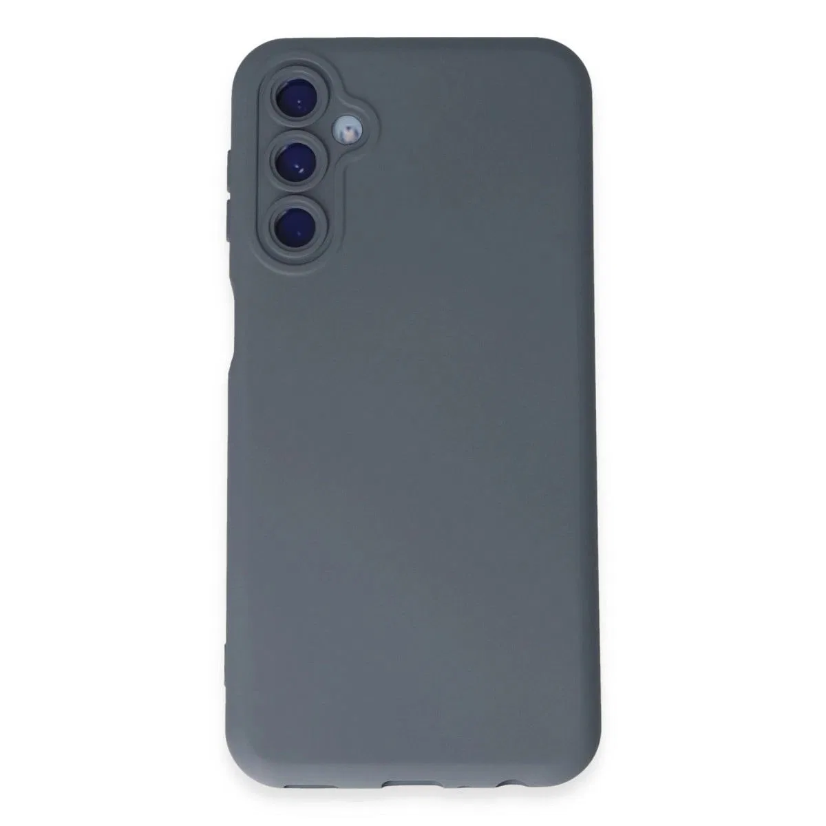 Samsung Galaxy M34 5g Kılıf Nano İçi Kadife Silikon - Gri