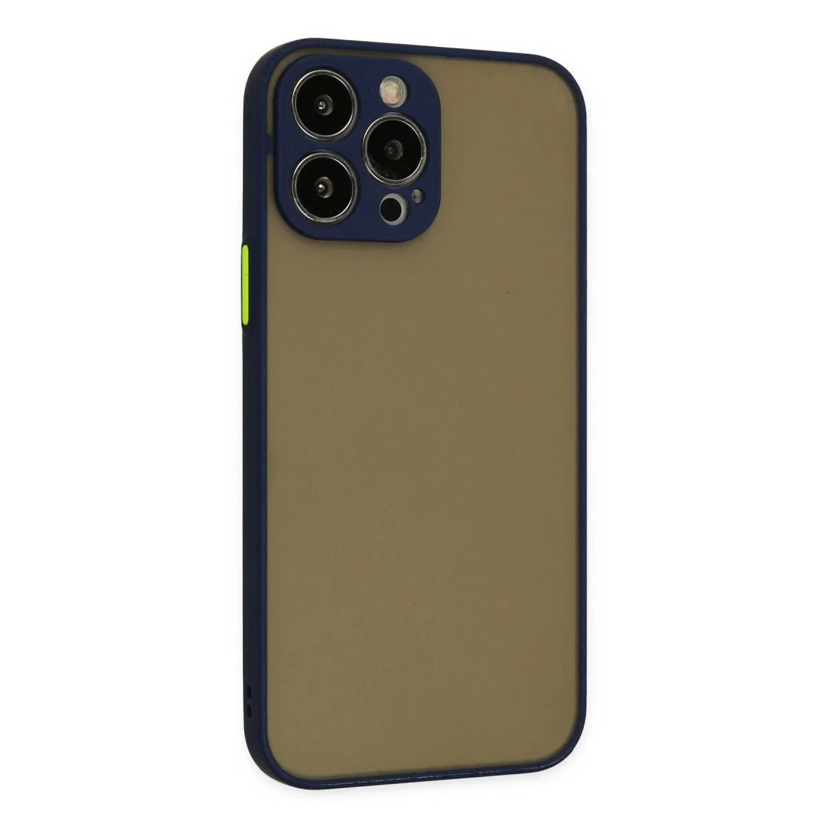 Apple İphone 15 Pro Max Kılıf Montreal Silikon Kapak - Lacivert görsel 2