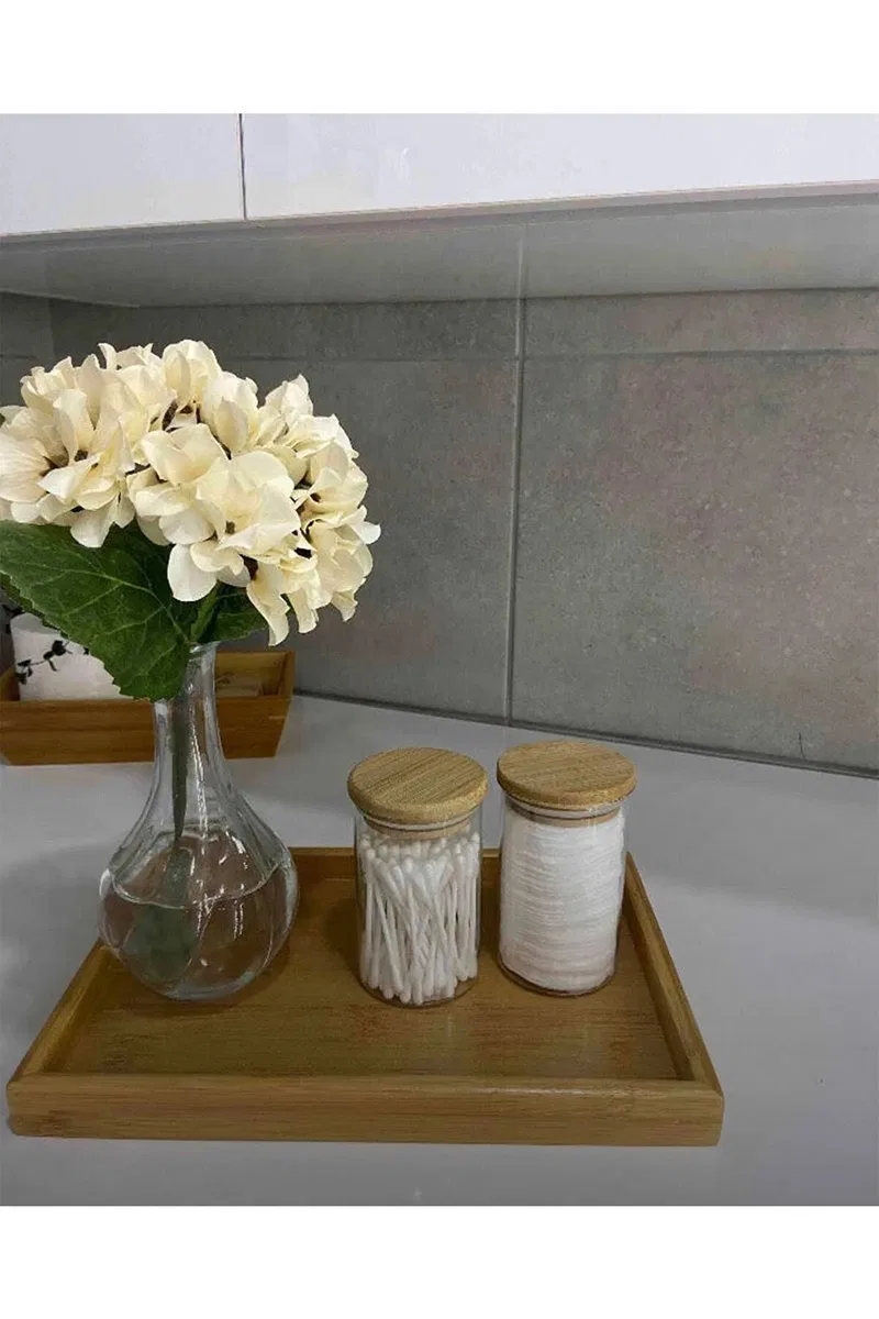 Bambu Çok Amaçlı Düzenleyici Sunum Tepsisi (33 Cm X 22 Cm) Royaleks-81287 görsel 2