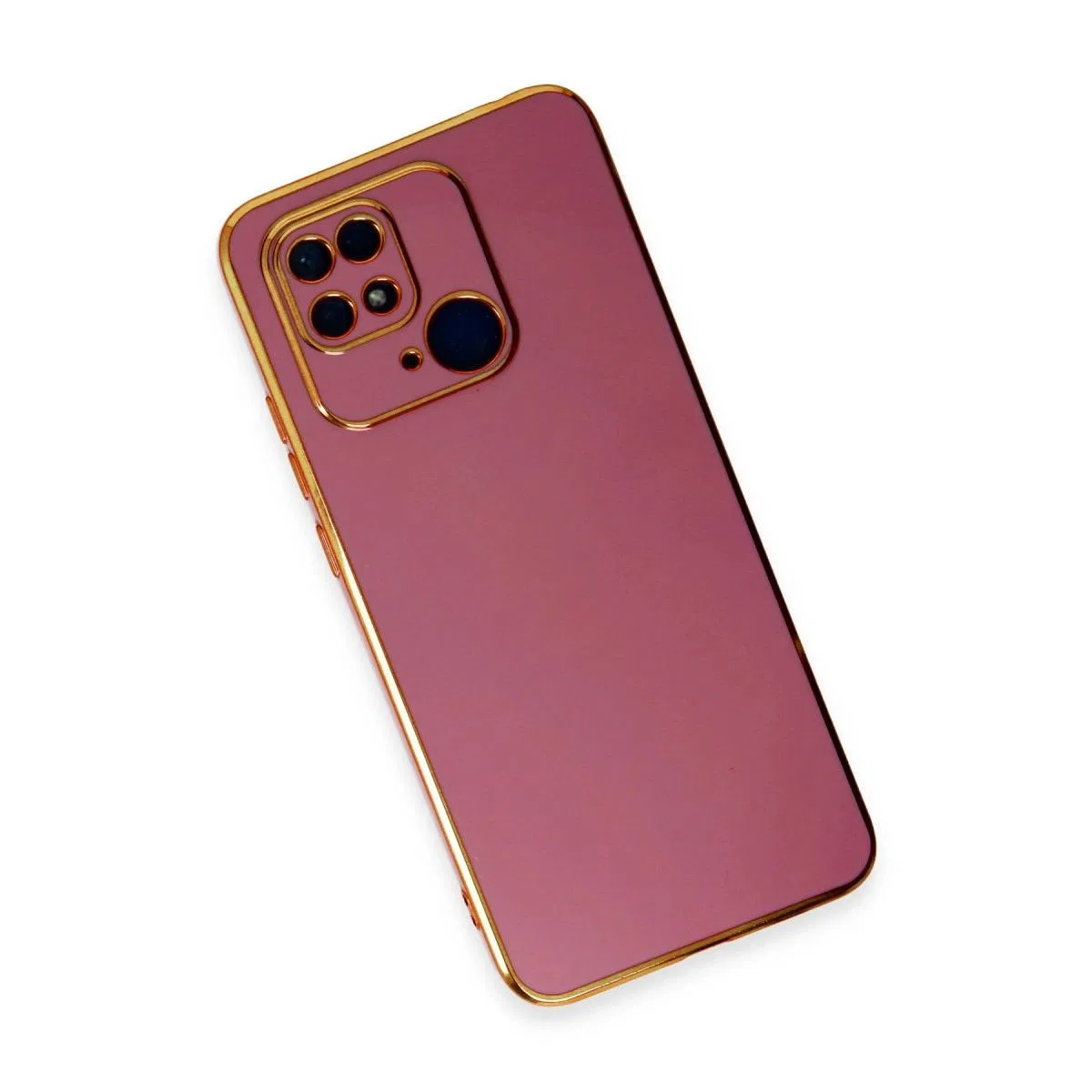 Xiaomi Redmi 10c Kılıf Volet Silikon - Kırmızı görsel 2