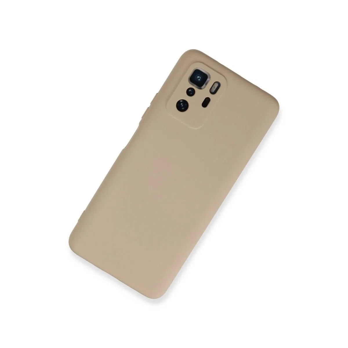 Xiaomi Poco X3 Gt Kılıf Nano İçi Kadife Silikon - Pudra görsel 2