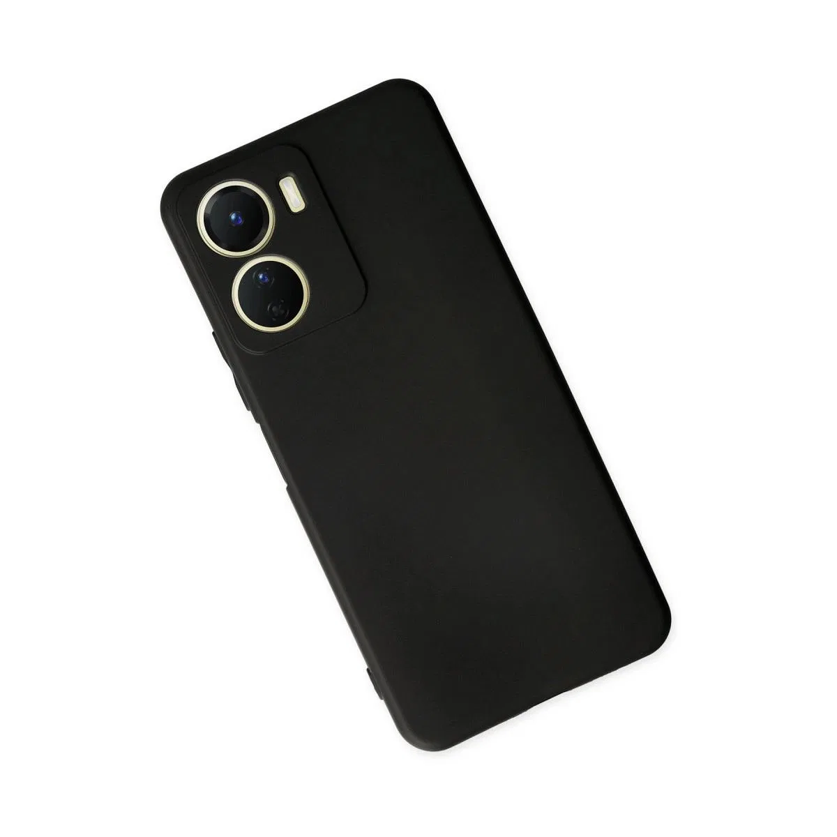 Vivo Y16 Kılıf First Silikon - Siyah görsel 3