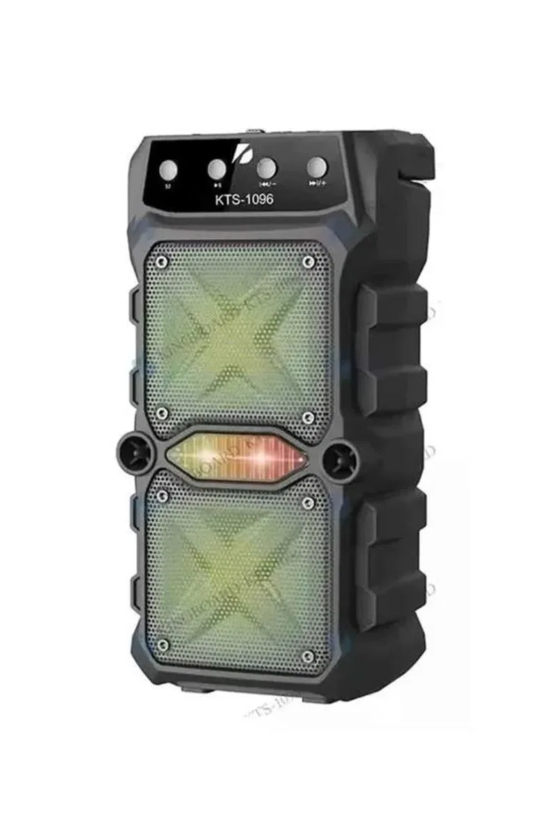 Taşınabilir Kablosuz Bluetooth Hoparlör Uzun Pil Ömrü Led Işıklı görsel 3