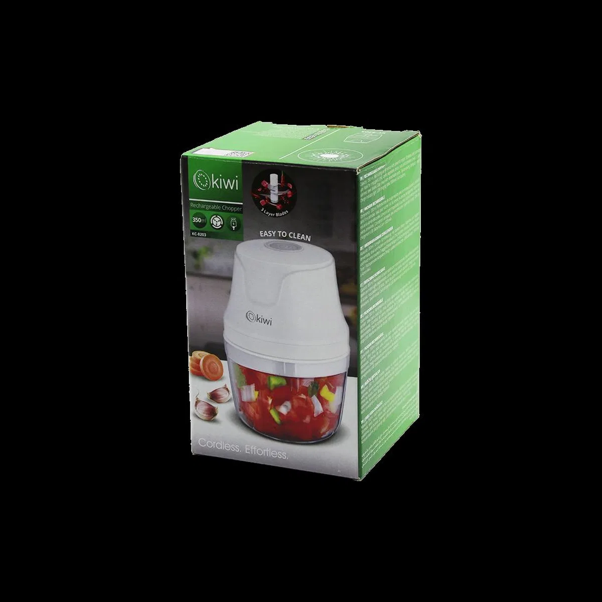 USB Şarjlı Mini Blender 350ml 3 Bıçaklı görsel 2