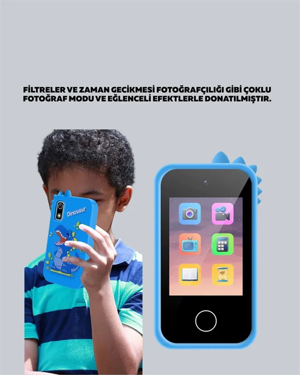 Çocuklara Özel Dijital Kamera – Yaratıcı Fotoğraf Modları ve Eğlenceli Efektlerle Eğitici Deneyim görsel 5