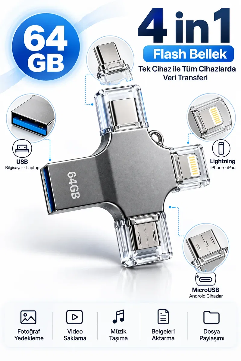 64 GB FLASH BELLEK görsel 5