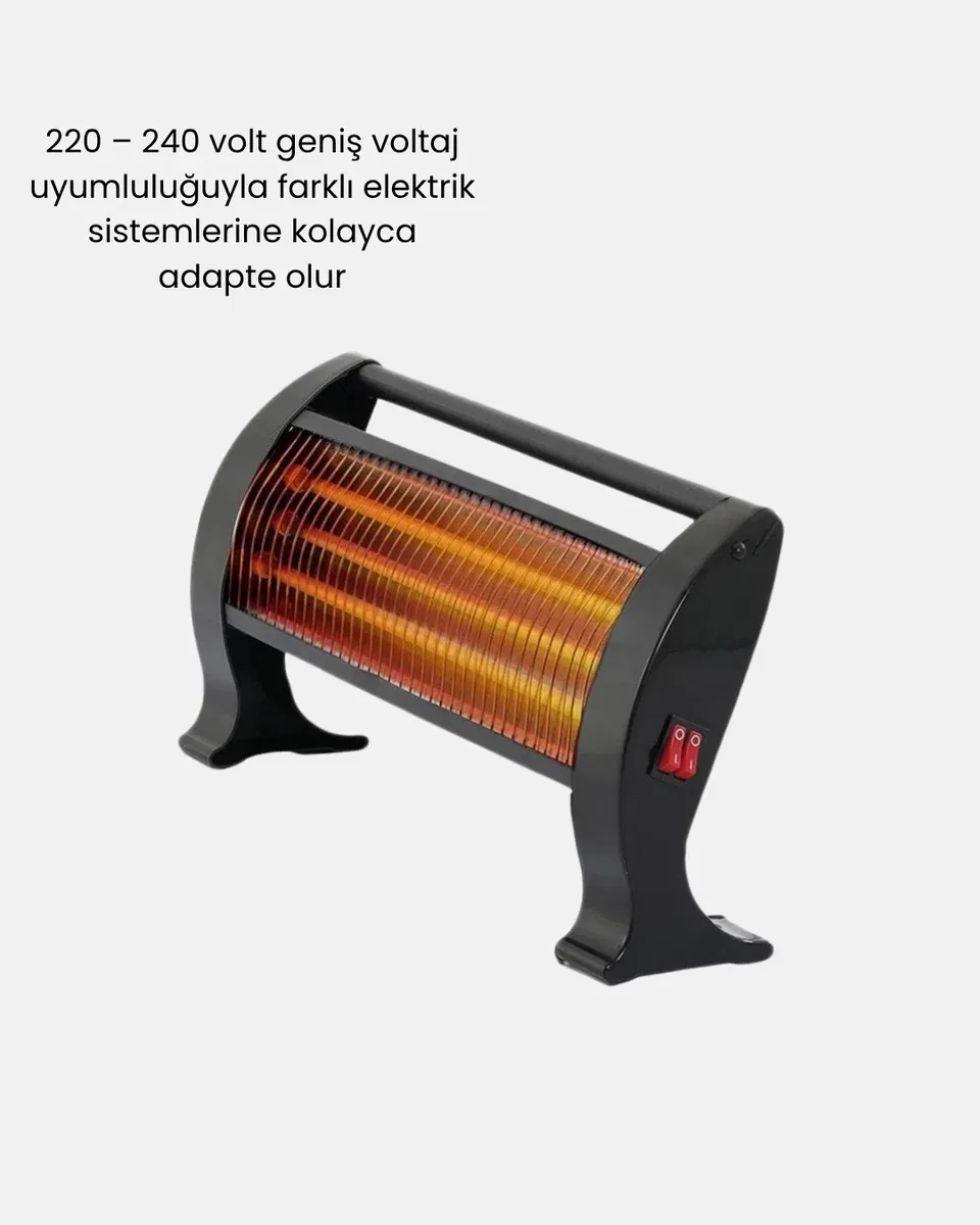 1200 Watt Ayak Isıtıcı – Hızlı Isınma, 2 Yıl Garantili ve Şık Tasarım görsel 5