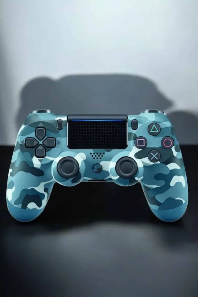 PS4 Oyun Kolu Kamuflaj Desenli Joystick görsel 2