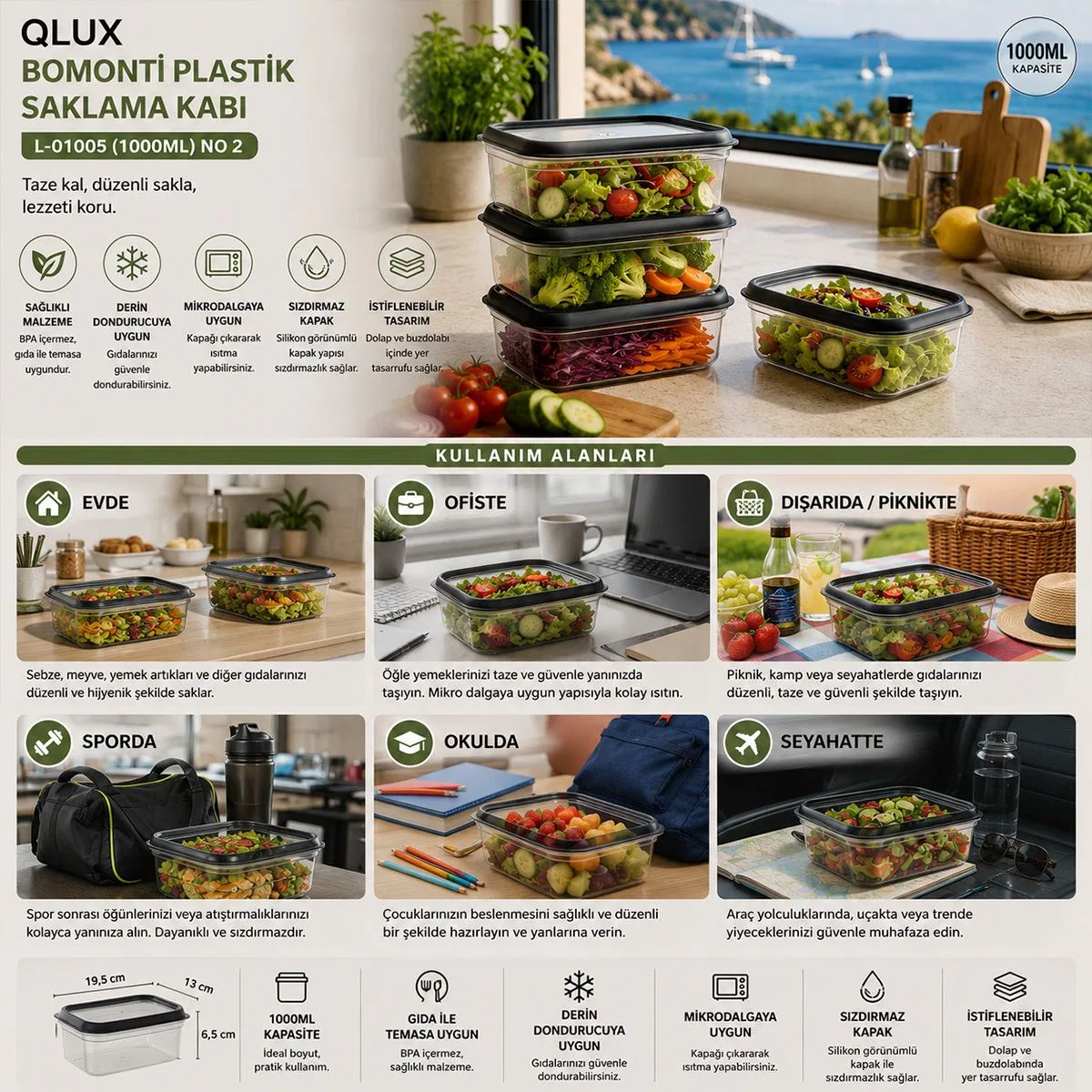 Plastik Saklama Kabı görsel 4