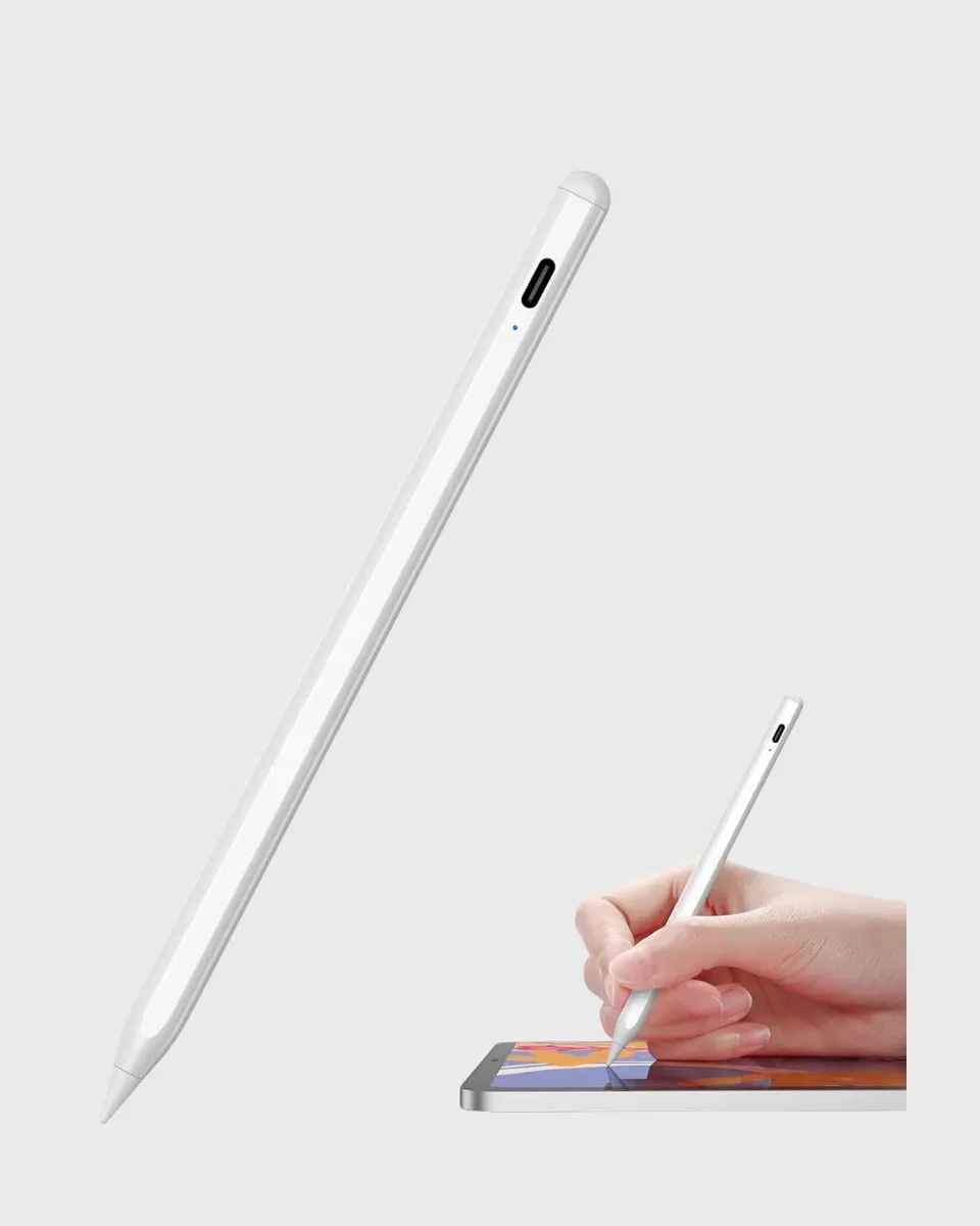 Type-C Şarjlı Dokunmatik Kalem – iPad, iPhone ve Android Uyumlu, Sessiz Çalışan görsel 2