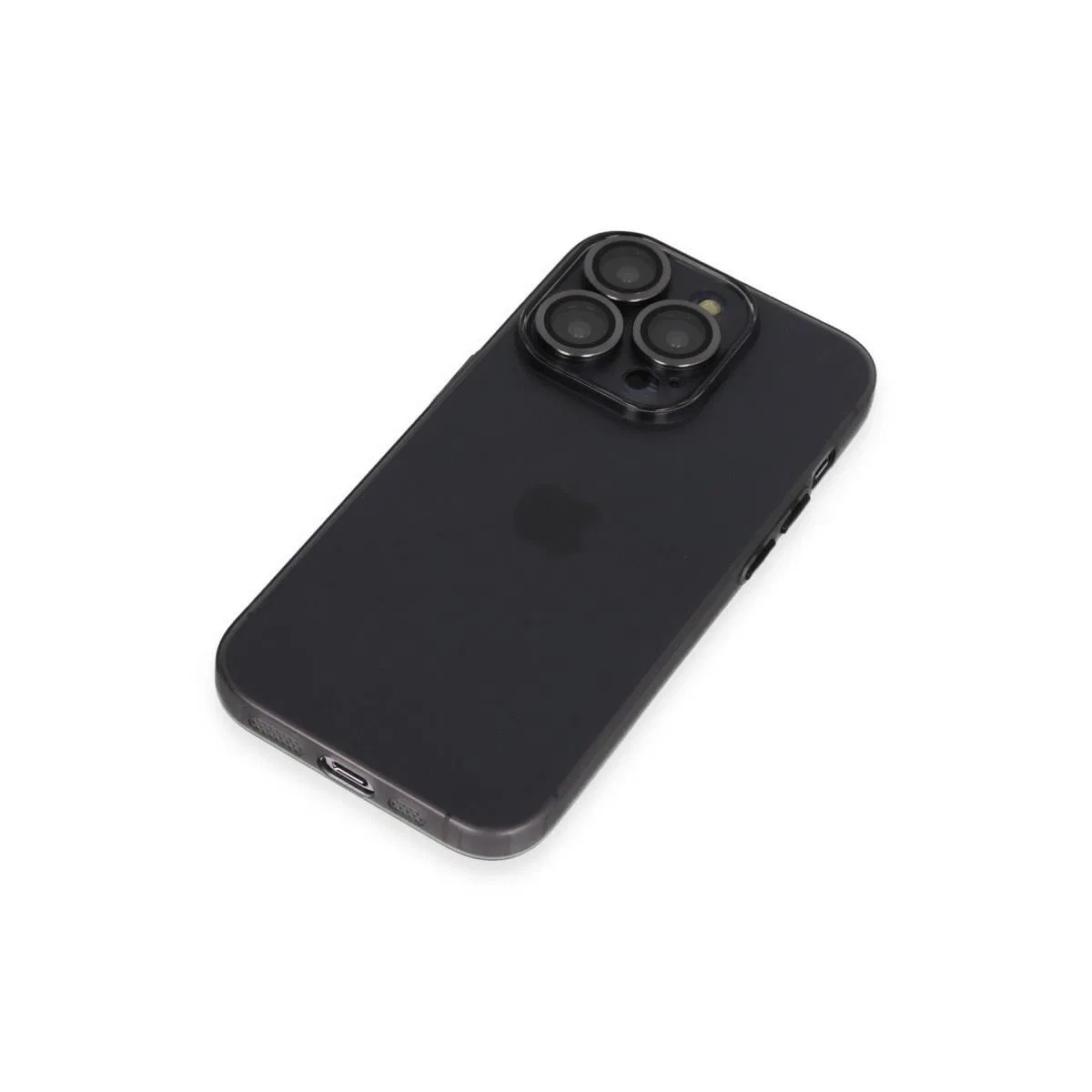 Apple İphone 13 Pro Max Kılıf Luko Lens Silikon - Siyah görsel 6