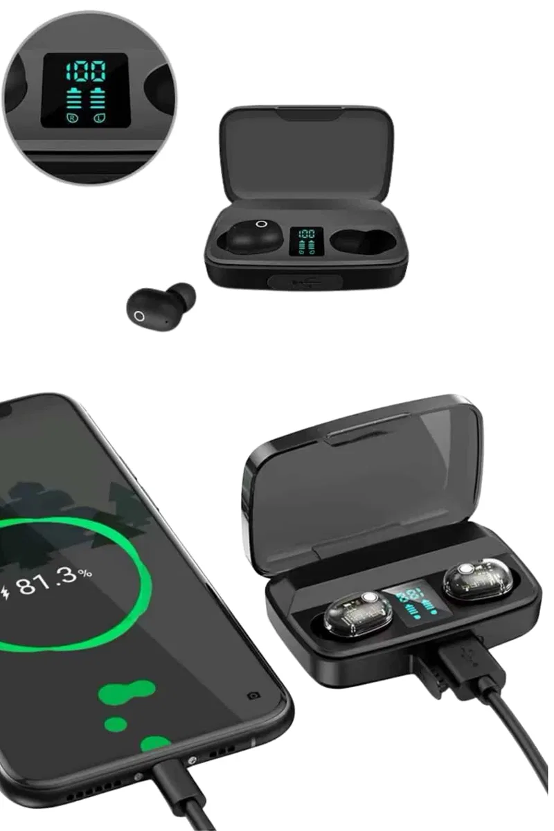Yeni Nesil TWS Kablosuz Kulaklık Güçlü Batarya Yüksek Kalite Bluetooth 5. 0 ANC Özelliği görsel 4