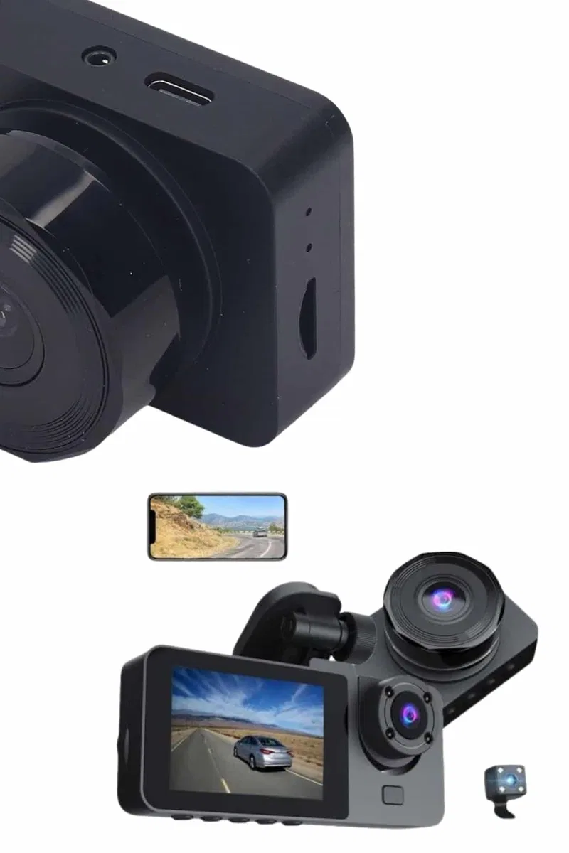DVR Araç İçi Kamera Hareket Algılayabilen 1080P CarPlay Video Kaydedici görsel 2
