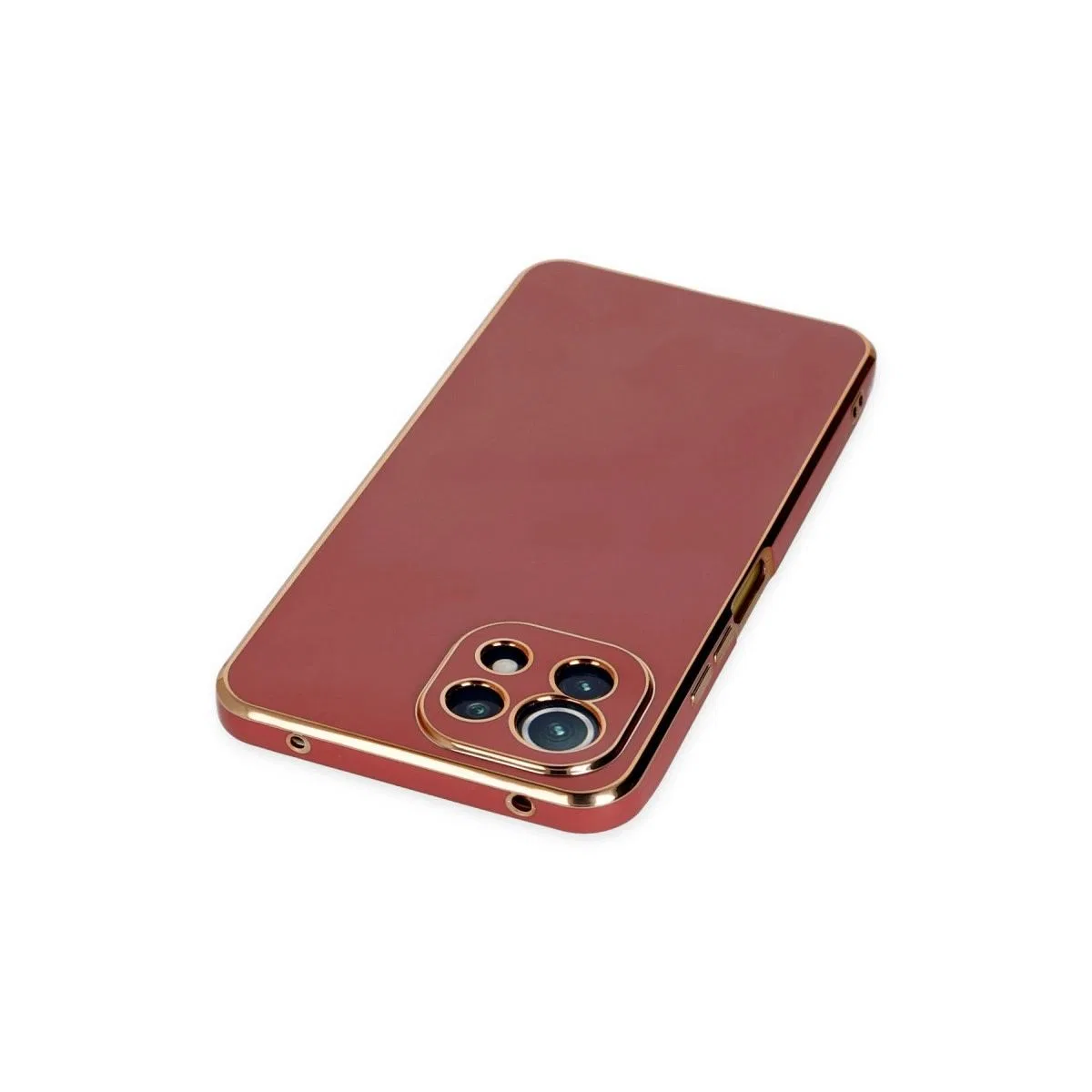 Xiaomi Mi 11 Lite Kılıf Volet Silikon - Kırmızı görsel 4