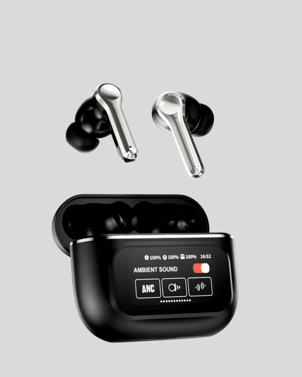 ANC Teknolojili Kablosuz Bluetooth Kulaklık – Dokunmatik, Dijital Göstergeli, Yüksek Ses Kalitesi görsel 5