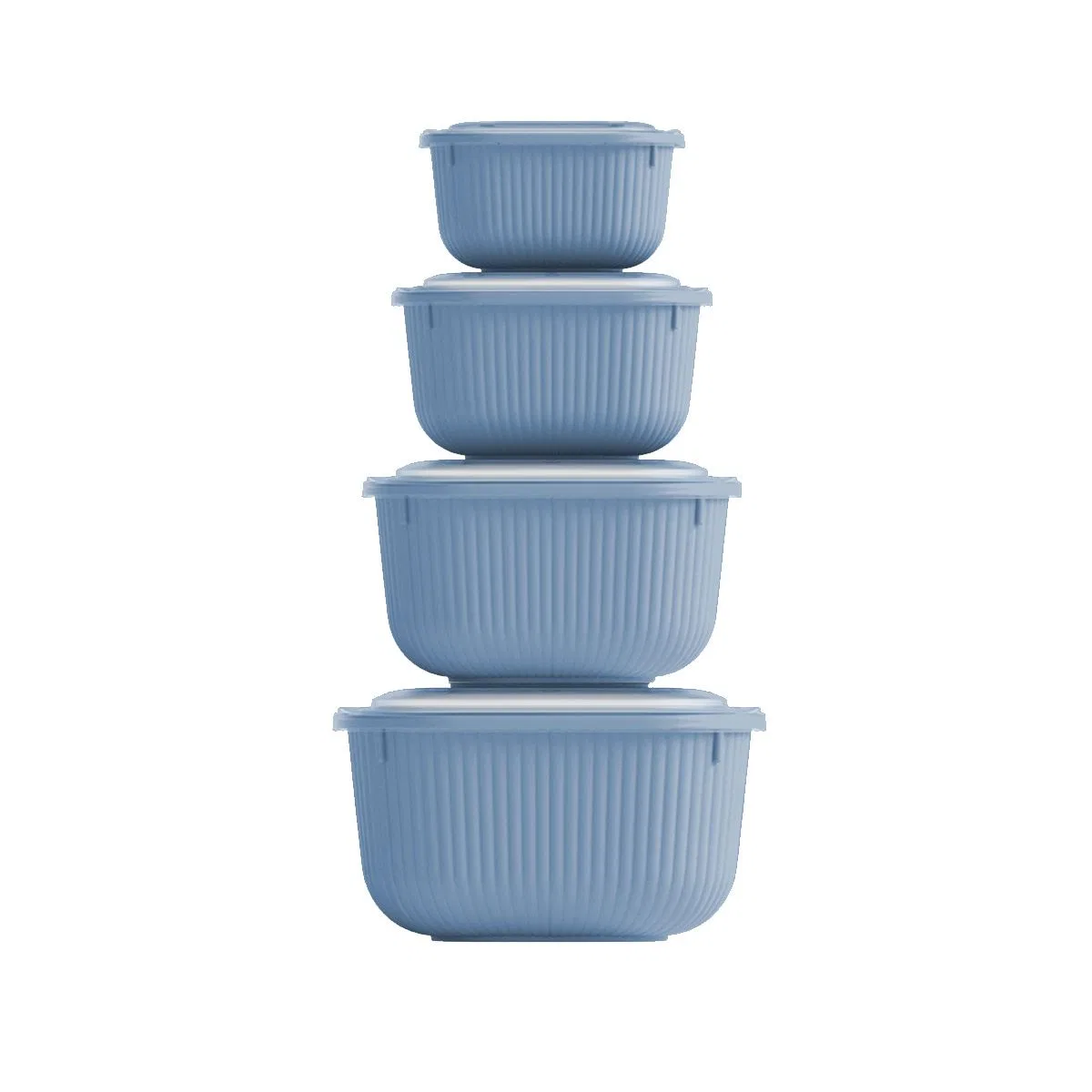 Sızdırmaz Saklama Kabı Seti (600/1100/1800/3000 ml) Kare görsel 3