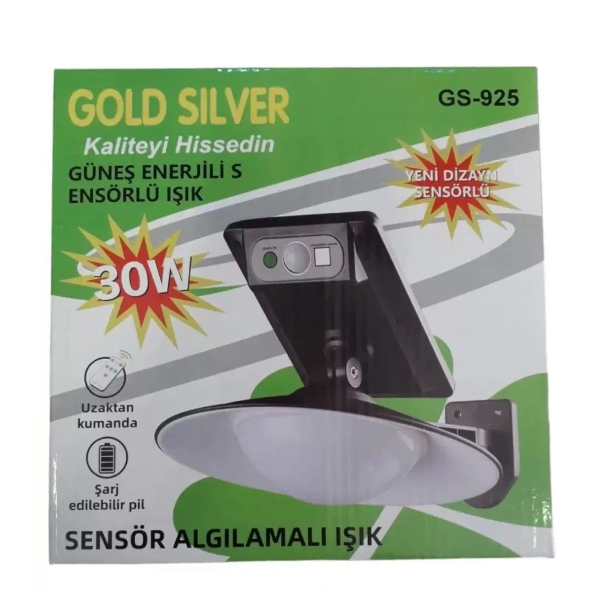 Güneş Enerjili Sensörlü Işık görsel 2